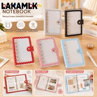 LAKAMLK A7 Binder Cover, A7 Polka Dot Polka Dot  Binder, INS PVC  Photocard Holder Album Shell Kpop 