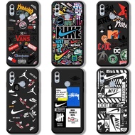Huawei Honor 10 Lite 10i Play 9X 9i 9 Lite  Black Phone Case ni  ke air sports Joint name jor  dan G