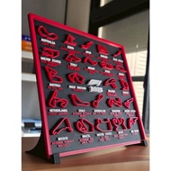 [M.A.S.H] 2025 F1 Track Calendar Board Acrylic Material