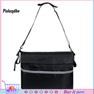pe Multi-pocket Wheelchair Storage Pouch Shoulder Hanging Bag with Reflective Strip