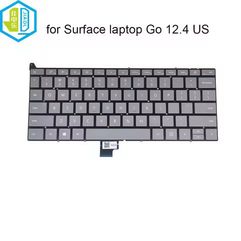 US English Replacement Keyboards For Microsoft Surface Laptop Go 1943 12.4 QWERTY Computer Keyboard 