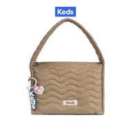 KEDS กระเป๋า รุ่น THE KEDS QUILT SHOULDER BAG สีน้ำตาล ( KF25ACB13003 )