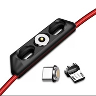 Kepala Charger Magnet Micro USB Type C Lightning Iphone Android