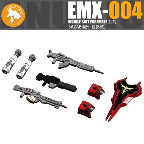 ANUBIS Mobile Suit Ensemble Series SAZABI Modified Accessories "Crab Claws" Backpack Parts Model Hob