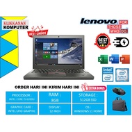 TERBARU !! LAPTOP LENOVO THINKPAD INTEL CORE I5 RAM 8GB 256GB 512GB