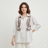 KEMEJA Want It | Beauty Striped Shirt 9239