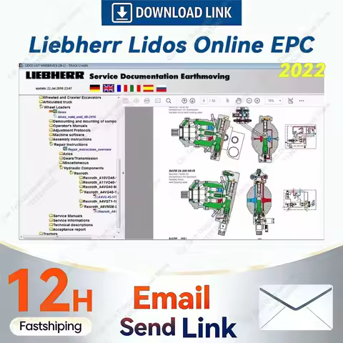 Liebherr Lidos Online EPC 2022 + Service manuals + keygen for unlimited install