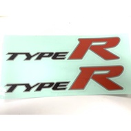 Honda Civic FK8 FD2 Type R Sticker Set