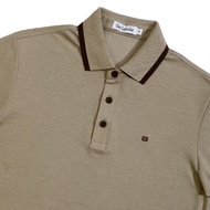 Guy Laroche เสื้อโปโลแขนสั้น สีพื้น ทรง EXTRA FIT รุ่น BKL6300A5BE - สีเบจ
