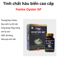 Viên uống hàu biển Feelex Oyster GP tăng cường sinh lý nam giớicải thiện tinh trùng chống xuất tinh 