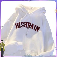 0403 ROY Hoodie Men Women Unisex Coffee Oversized Hoodie Korean Style Couple Sweater Lelaki Plus Siz