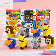 Mainan Edukasi DIY Puzzle Pencil Sharpener Children Lego Pencil Sharpener / Serutan Lego / Rautan Pe