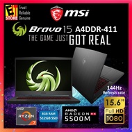 QODj MSI BRAVO 15 A4DDR-411GAMING LAPTOP (RYZEN 7-4800H/8GB/512GB SSD/15.6  FHD IPS 144Hz THIN BEZEL