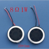 1W 1 watt 8 ohm mini speaker small circular speaker / diameter 20mm