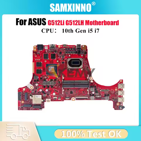 G512LI Laptop Motherboard For ASUS ROG Strix G15 G512L G512LH G512Li Notebook Mainboard With 10th Ge