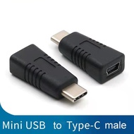 Mini Converter Portable Mini USB to Type C Adapter for Smartphone Tablet Mini USB Female to Type C M