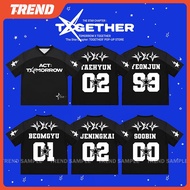 KPOP 2025 TXT ACT : TOMORROW TOUR Vintage Printed T-shirt - Features Soobin, Yeonjun, Taehyun