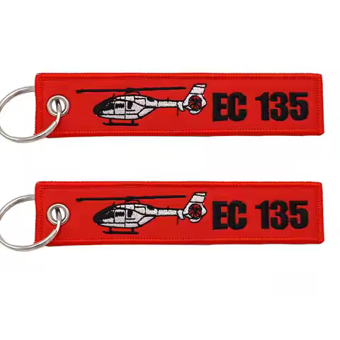 EC 135 Embroidery Functional Keychain for Eurocopter SA Y2-32