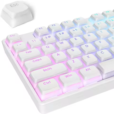 PBT Pudding Keycaps, XDA Profile, Double Shot, Compatible with 60%/65%/75%/80%/100% layout Mechanica