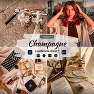Champagne | Preset Lightroom Viral | Mobile & Desktop | Aesthetic Presets | Instant Download | Light