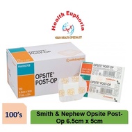 S&N OPSITE POST-OP 6.5cm X 5cm, [100pc/box] Smith & Nephew Opsite Post-Op Smith and Nephew Opsite Po