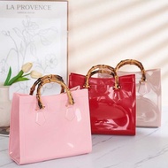Bohao PVC Bamboo Barbie Jelly Bag Fashionable All-Match Dinner Bag Dirt-Resistant Easy-to-Wash Summe