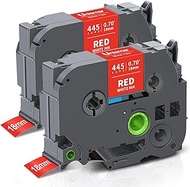 Unismar Compatible Label Tape Replacement for Brother TZe-445 TZ445 TZe445 for PTD400AD PTD400VP PT-