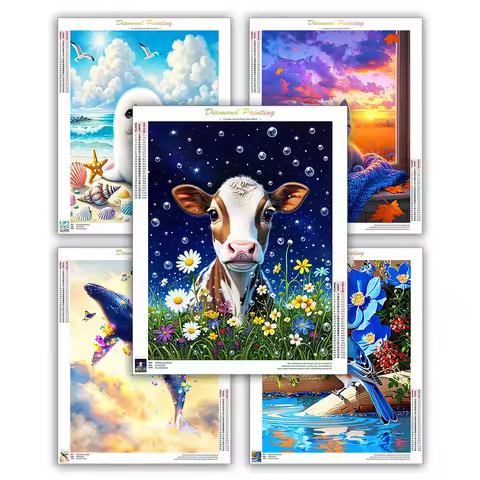 Diamond Painting CHENISTORY Diamond Painting Painting Decorative Adults Crafts Animals Painting Deco