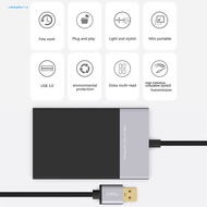 Ca Compact Card Reader Dual Card Reader for Sd and Tf Cards High Speed 6-in-1 Card Reader Usb 3.0 with 2 Ports for Data Transfer Portable Sd/tf Card Reader Hub for Southeast