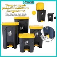 20L 30L 50L 80L 100L with Step Foot Pedal Kitchen Garbage Trash Can Restroom Waste Bin Pedal trash b