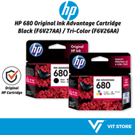 [Original] HP 680 Black Tri-color Ink Cartridge HP Deskjet Ink Advantage 2135 3635 4535 3835 4675 AIO Printer