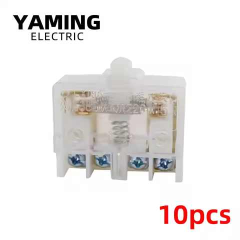 10pcs LX19K-B For Mini Limit Micro Pedal Switch 4 Screws Four Terminals AC380V DC220V 5A Silver Cont