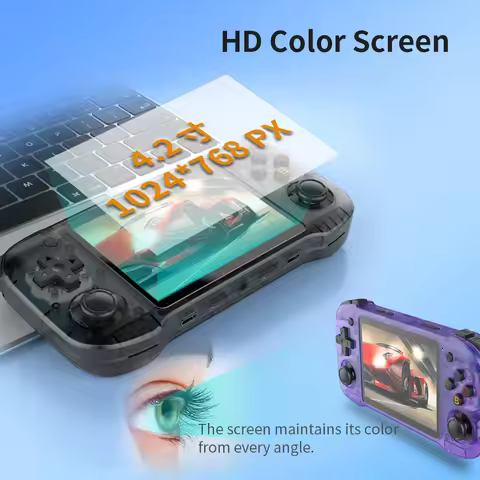 Nueva consola de juegos portátil Retro R46H, consola de videojuegos con pantalla IPS de 4,3 pulgadas