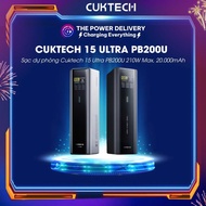 Cuktech 15 Ultra PB200U Backup Battery, Capacity 210W Max, Capacity 20,000mAh - 18 Months