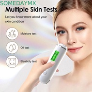 SOMEDAYMX Skin Analyzer, LCD Digital Rechargeable Moisture Tester, Detector Accurate Professional Po