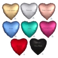 Anagram 17" Satin Luxe Heart Foil Balloon