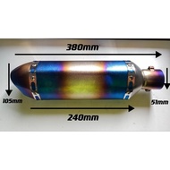 Offer Universal 51mm Motorcycle Exhaust Pipe Muffler Scooter DB Killer Pitbike Escape