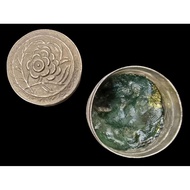 Luang Phor Thap Green Metta Cream 1957 to 1966 (B.E. 2500–2509) Wat Krabok Khun Pheng big silver con