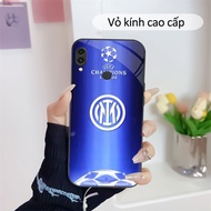 Inter Milan A Tempered Glass Case RedMi Note7, 8 Pro,9S,Note 10 5G,10 Pro,Note 11 4G,11 Pro Premium Glass Case