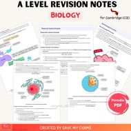 AS & A Level Biology Notes / Revision Notes (SME)
