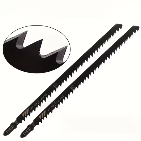 ‌3PCS T744D 180mm Jigsaw Blades - Wood/Plywood/MDF Cutting, Curved & Straight Pro Saw Set‌