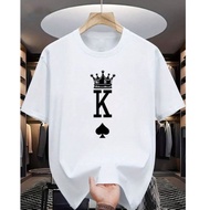 BIGSIZE T-SHIRTS FOR MEN AND WOMEN S-7XL KING MOTIF T-SHIRTS OBONG T-SHIRTS DISTRO T-SHIRTS CASUAL T