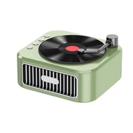 DZ-012 Vinyl Record Design Bluetooth Speaker HiFi Stereo Sound Speaker Support USB SD Card Aux Cable