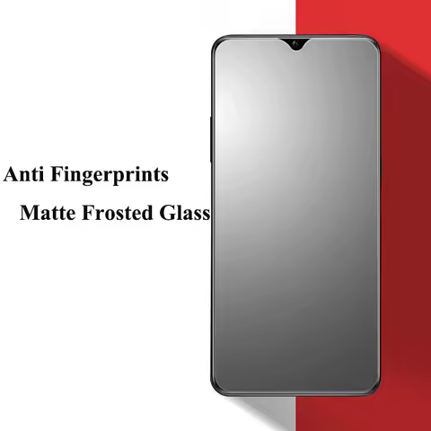For VIVO V21 V21S V23 V21E V23E 5G Matte Frosted Tempered Glass Screen Protector Full Cover Anti Fin