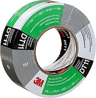 3M Heavy Duty Duct Tape DT11, Silver, 48 mm x 54.8 m, 11 mil, 24 per case, Individually Wrapped Conv