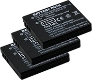 3 pack CGA-S008E Replacement Camera Battery 3.7V 1000mAh for Panasonic Lumix DMC-FS3 FS5 FS20 FX30 F