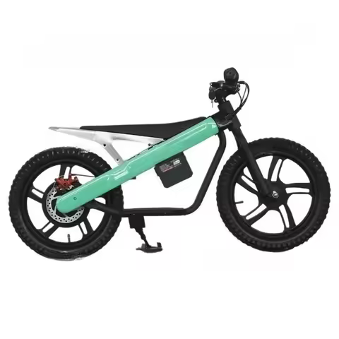 16 Inch Kids Electric Bike Balance Bike with Training Wheels for Children