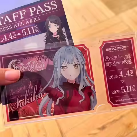 Anime BanG Dream Sakiko Togawa Cosplay Acrylic Stub Ornament Anime Lovers Collect Birthday Gifts