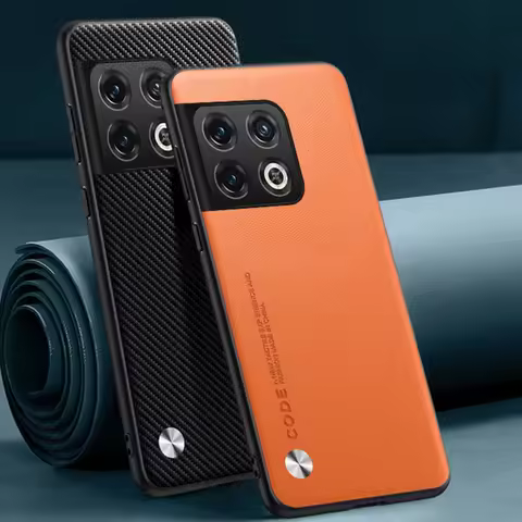 Luxury PU Leather Case For OnePlus 10 Pro 10T 5G Back Cover Silicone Full Protection Phone Case For 