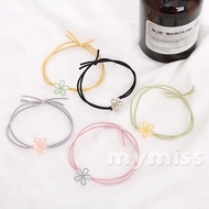 Mymiss1-Women Girls Hair Bands  Cute Candy Color Decorative Hollow Out Flower Hair Ties